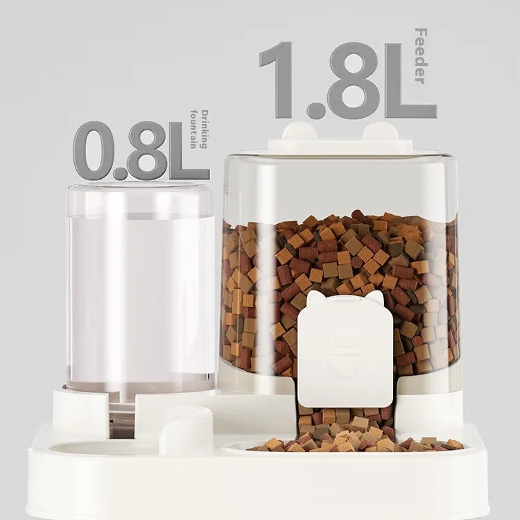 Hydra Bowl Smart Gravity Pet Feeder & Water Dispenser – No-Spill Automatic Bowl