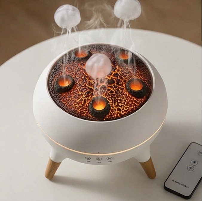 Dynamic Jellyfish Aroma Diffuser | 250ml Essential Oil Humidifier with LED Mood Lights