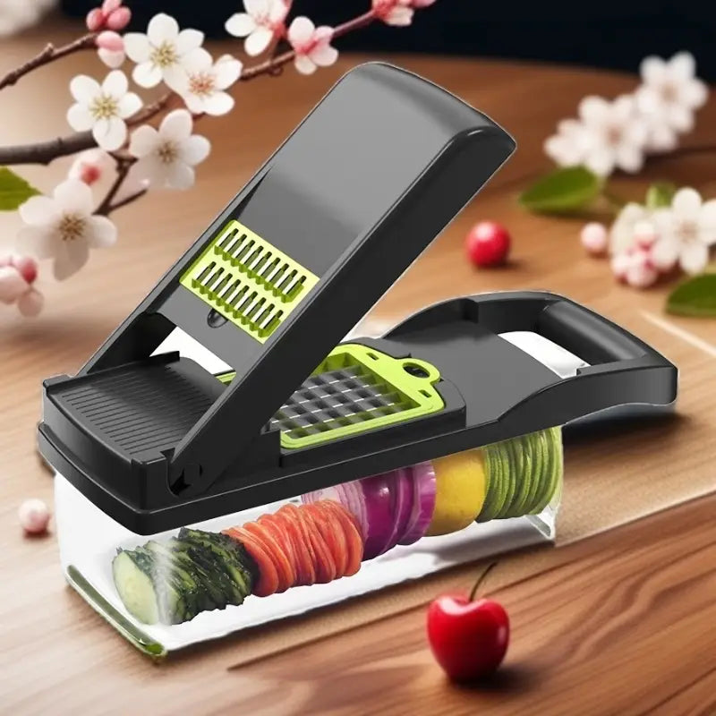 14/16 in 1 Multifunction Vegetable Chopper, Slicer, Dicer & Gater for Effortless Meal Prep