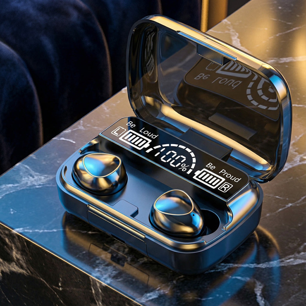 M10 Wireless Earbuds - HD sound, Sleek and Comfortable