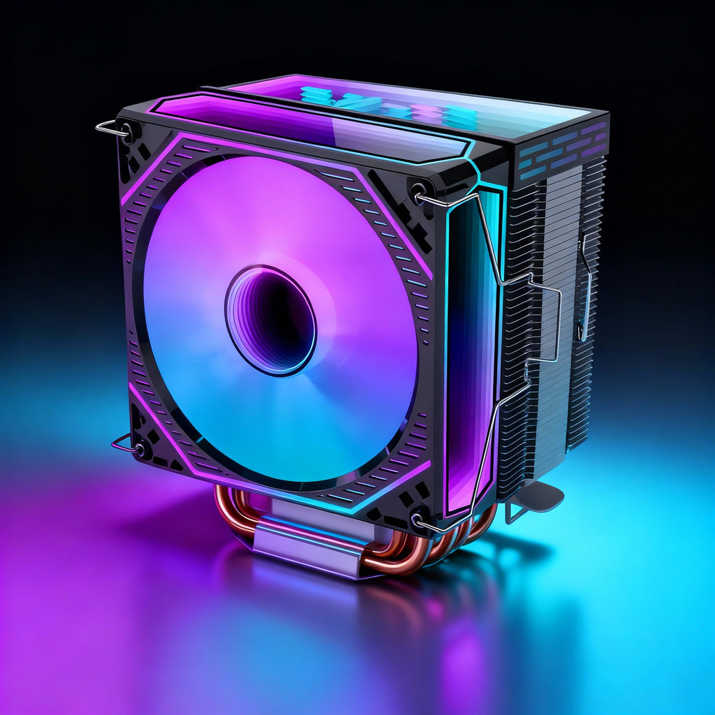 MetalFish FR600 Infinity Mirror ARGB CPU Air Cooler | 6 Heat Pipes | 153mm Tower | 120mm PWM Fan