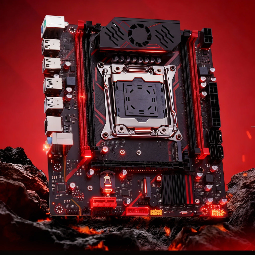 X99 Motherboard | LGA 2011-3 C612 Chipset | DDR4 | NVMe & NGFF M.2 | TPM 2.0 | 4-Channel Memory | USB3.0 & SATA3.0