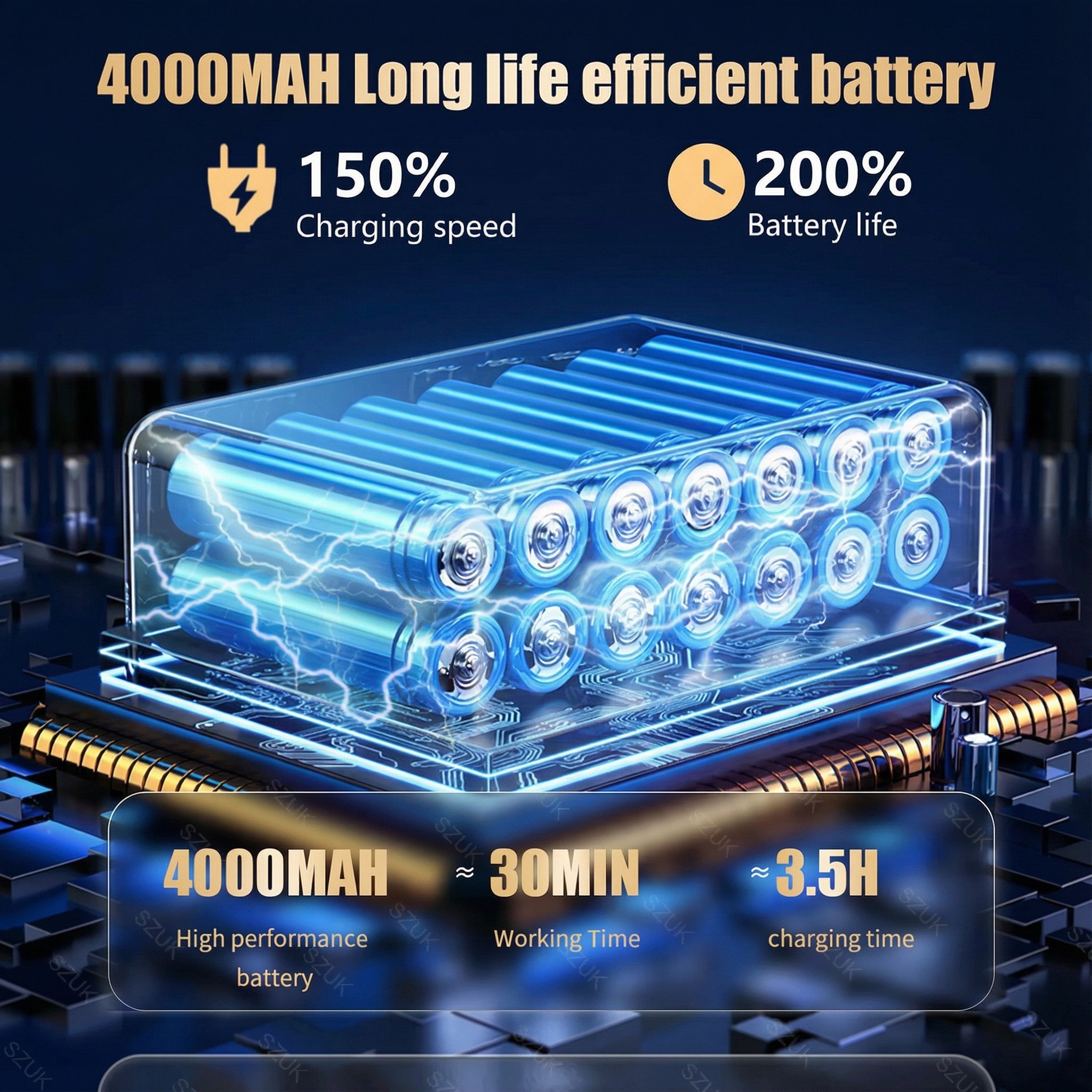 Mini Car Vacuum Cleaner – Ultra-Powerful Wireless Handheld Suction for Car & Home Cleaning