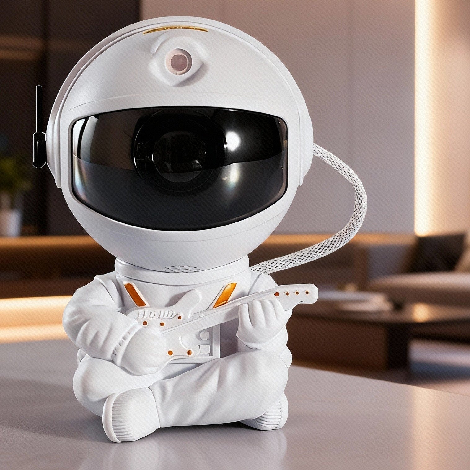 Cosmic Astronaut Galaxy Projector with 8 Nebula Modes, Starry Sky Effects, Remote Control & Ambient Night Lighting