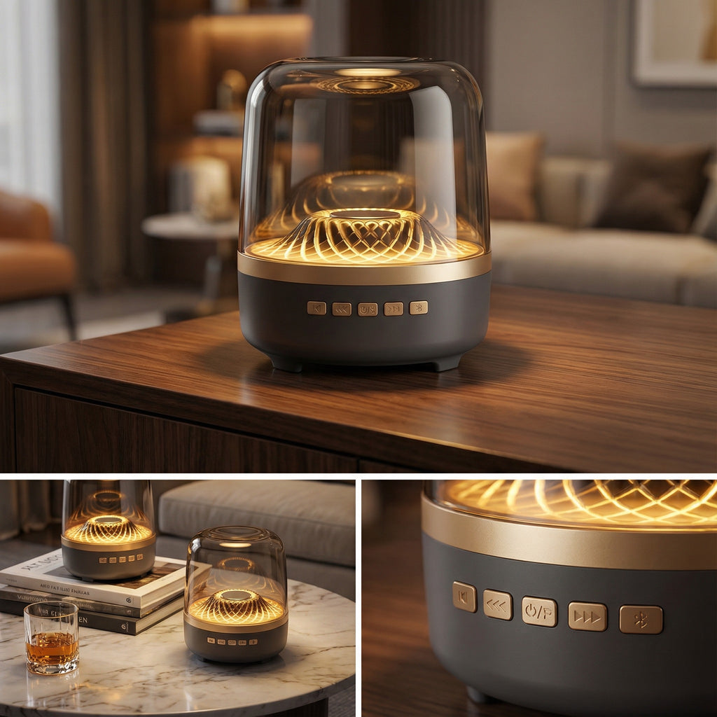 Glaze 5 Bluetooth Speaker with Subwoofer & Ambient Breathing Lamp