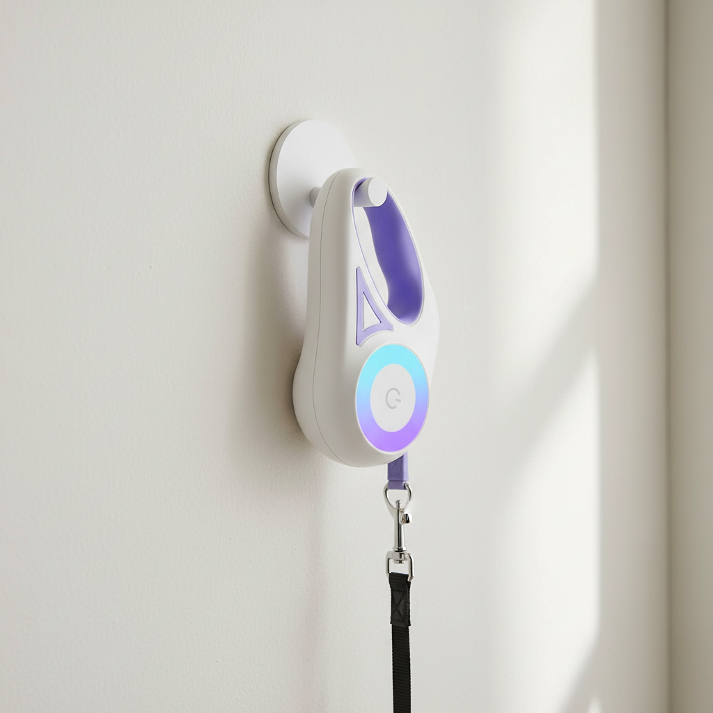 Glow Walk LED Retractable Dog Leash – Night-Safe No-Tangle Lead