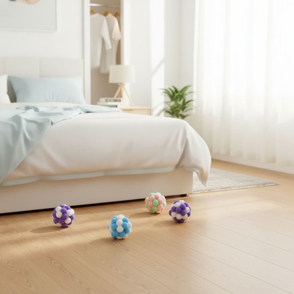 Bite-Resistant Interactive Pet Bell Ball Toy