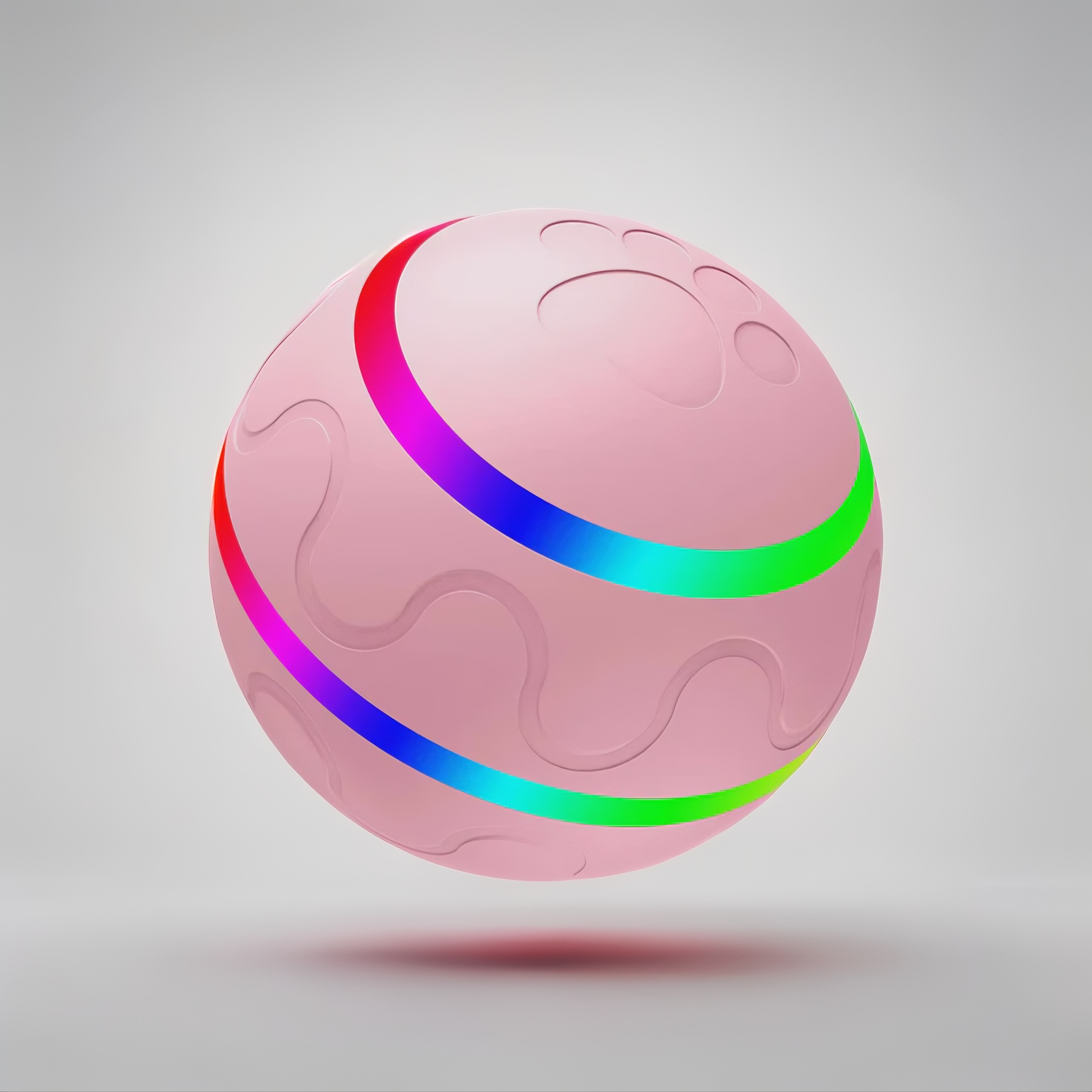 Interactive Self-Rotating Pet Ball Toy with USB Charging