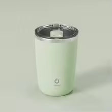 Automatic Self-Stirring Magnetic Mug - Stainless Steel Coffee & Milk Mixing Cup With USB Portable