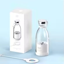 Portable Electric Juicer Blender - USB Rechargeable Mini Fruit Mixer | Smoothie & Milkshake Maker for Travel, Home & Gym